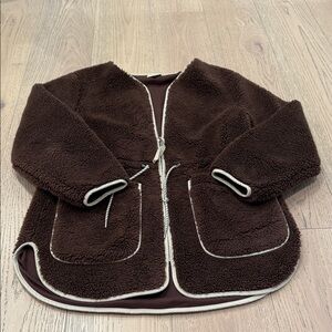 VARLEY Angelina Brown Sherpa Coat